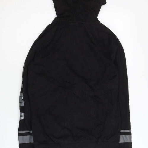 Puma Womens Black Size 10 Full Zip Hoodie Sportswear