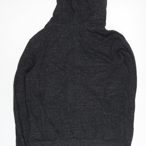 Nike Women’s Black Full Zip Hoodie L Cotton Blend Casual