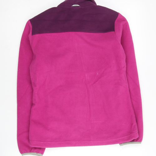 Camel Women’s Pink Fleece Jacket UK 6 Full Zip Lightweight Outdoor