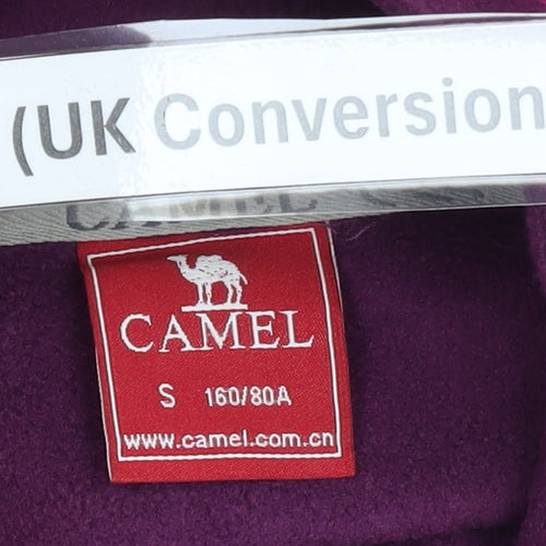 Camel Women’s Pink Fleece Jacket UK 6 Full Zip Lightweight Outdoor