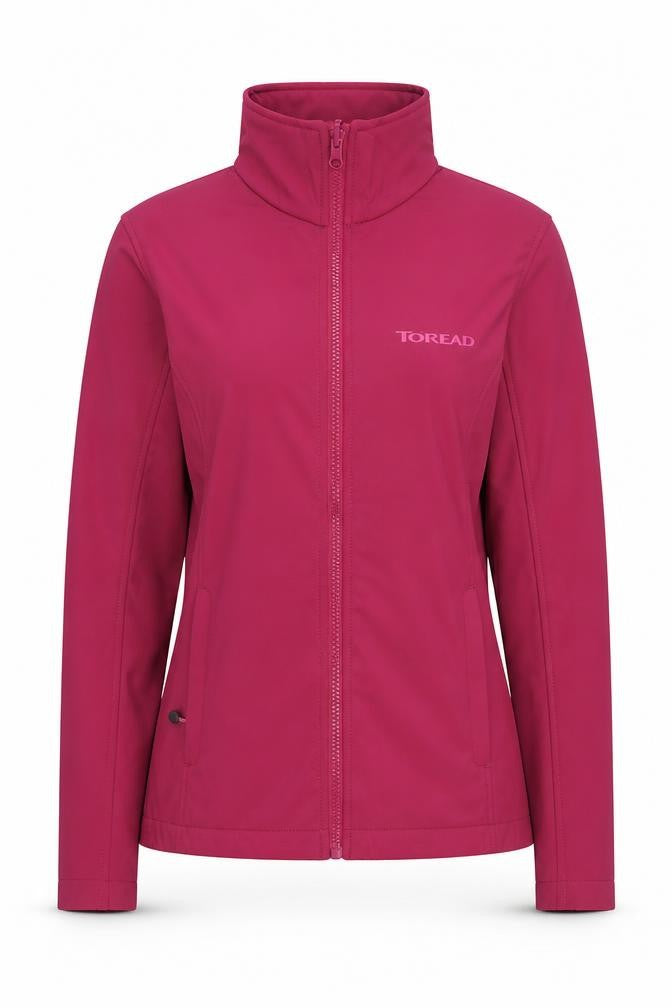 Toread Women’s Pink Softshell Jacket UK 8 Full Zip Outdoor Coat