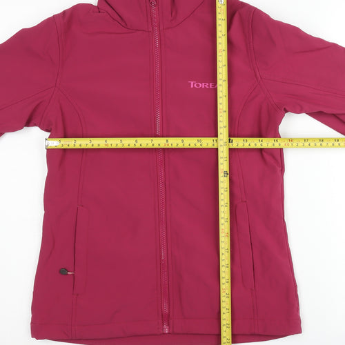 Toread Women’s Pink Softshell Jacket UK 8 Full Zip Outdoor Coat