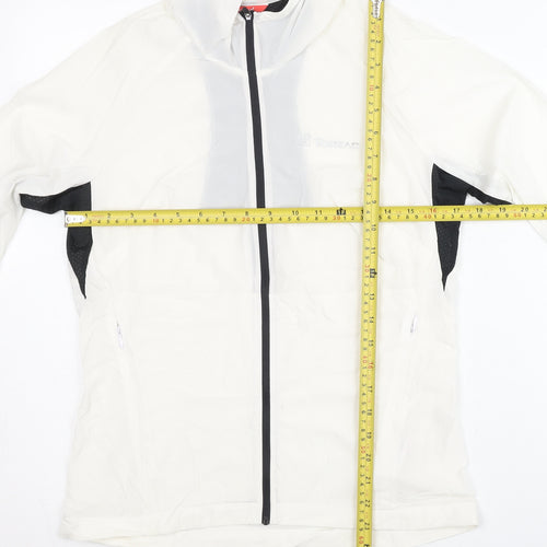 Toread Womens Ivory Windbreaker Jacket Size 8 Hooded Lightweight