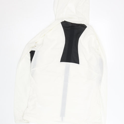 Toread Womens Ivory Windbreaker Jacket Size 8 Hooded Lightweight