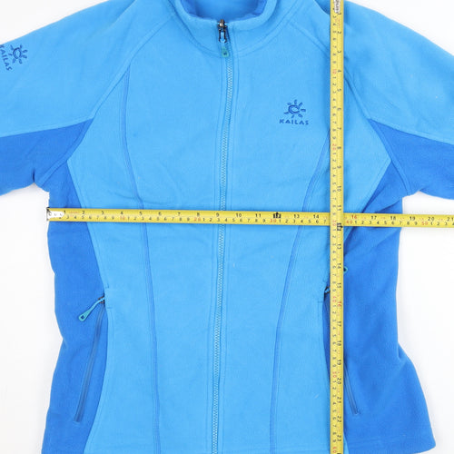Kailas Women’s Blue Fleece Jacket Size 14 Full Zip Pockets Outdoor