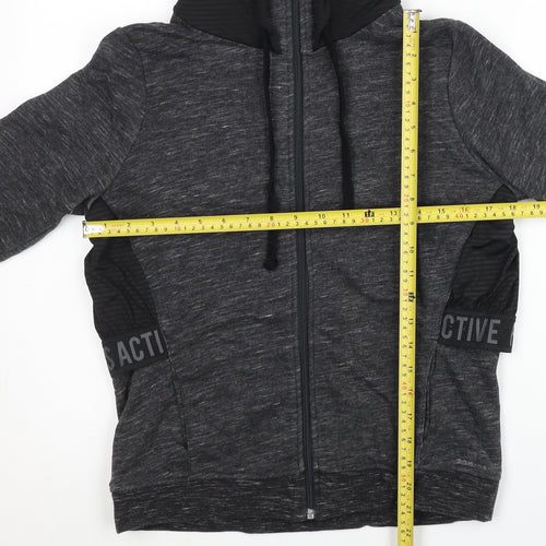 Decathlon Women’s Grey Full Zip Hoodie Activewear Size M