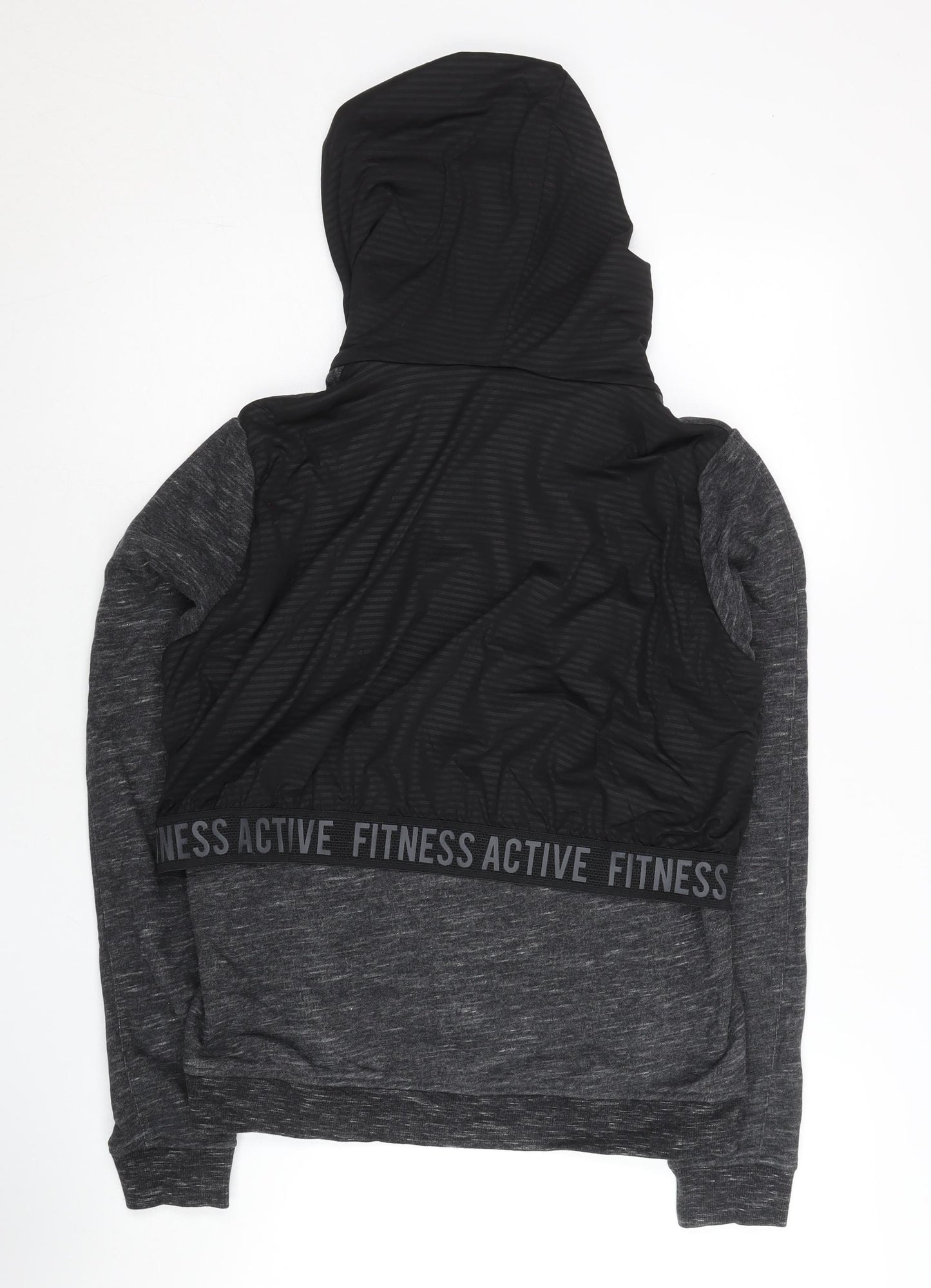 Decathlon Women’s Grey Full Zip Hoodie Activewear Size M