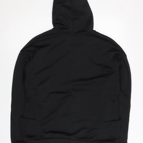 Adidas Women’s Black Full Zip Hoodie Jacket M Quilted Sportswear