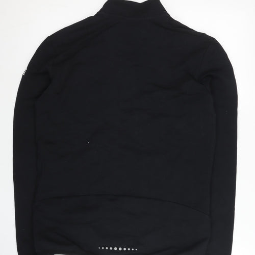 Kappa Women Black Track Jacket Size 14 Regular Full Zip Sportswear
