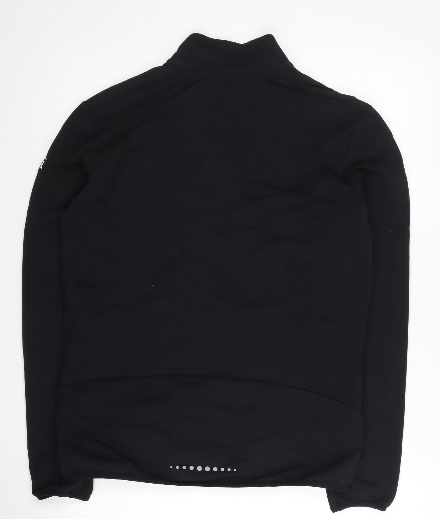 Kappa Women Black Track Jacket Size 14 Regular Full Zip Sportswear