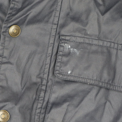 Cotton Traders Men’s Blue L Jacket Outdoor Field Style Pockets Lined