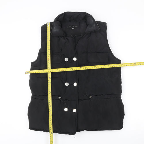Rising Womens Black XS Puffer Waistcoat Sleeveless Casual Winter