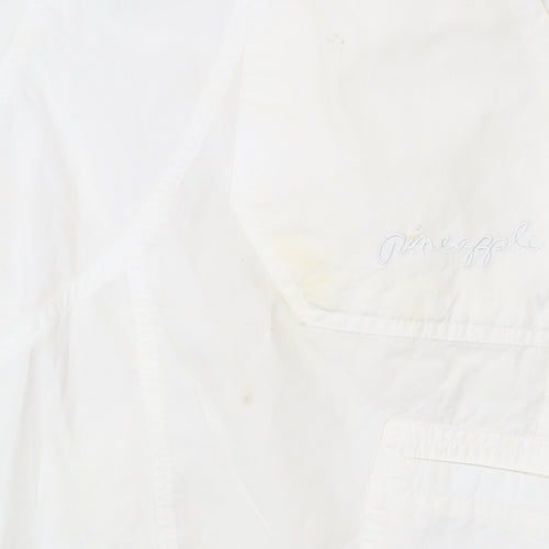 Pineapple Women’s White Cotton Cargo Shorts Size 14