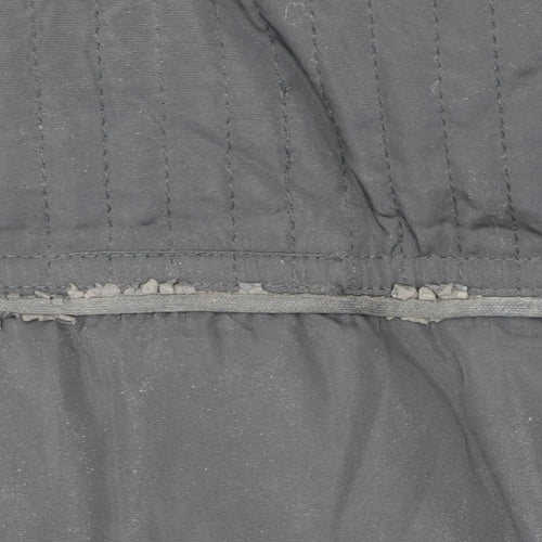 Maine New England Womens Black Size 12 Mid-Length Puffer Coat