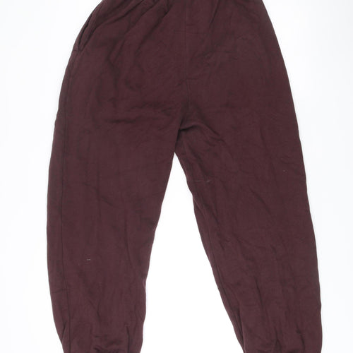Nautica Women Brown Jogger Sweatpants Size 8 Cotton Blend Activewear