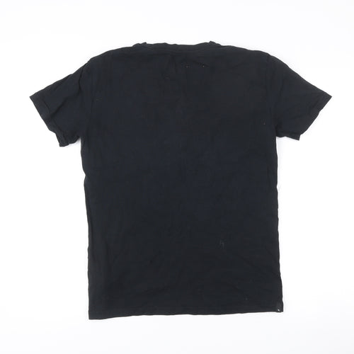 Rip Curl Men’s Black Tropical Graphic Print T-Shirt Size S