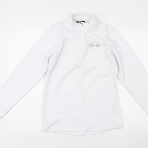 Dare 2b Women’s White Fleece Jacket UK 10 Outdoor 1/4 Zip