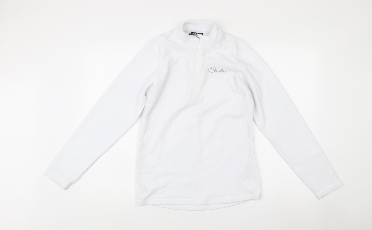 Dare 2b Women’s White Fleece Jacket UK 10 Outdoor 1/4 Zip