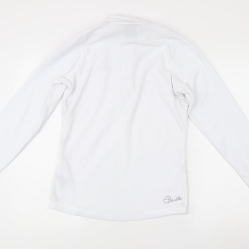 Dare 2b Women’s White Fleece Jacket UK 10 Outdoor 1/4 Zip