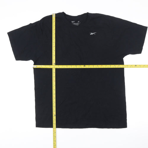 Reebok Men’s Black XL Crew Neck Short Sleeve T-Shirt