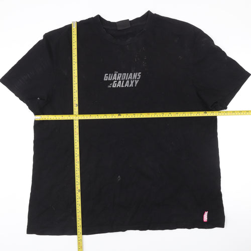 Marvel Men’s Black 3XL Guardians of the Galaxy Graphic T-Shirt