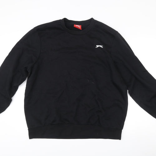 Slazenger Men’s Black XL Pullover Sweatshirt Crew Neck Sportswear