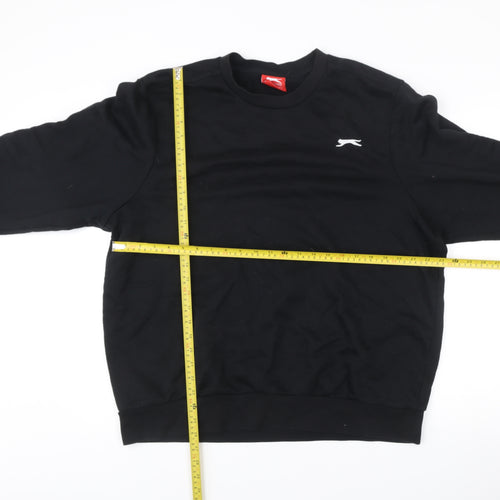 Slazenger Men’s Black XL Pullover Sweatshirt Crew Neck Sportswear