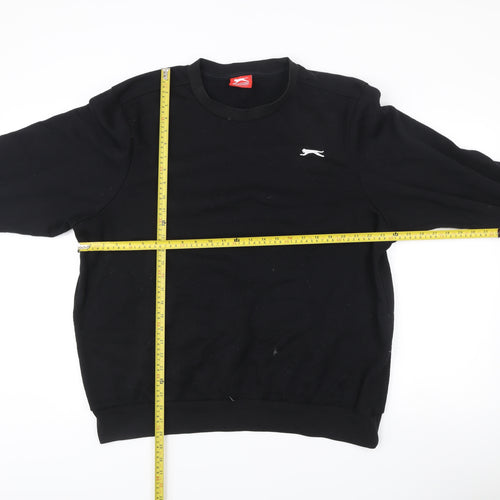 Slazenger Men’s Black XL Pullover Sweatshirt Crew Neck Fleece
