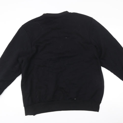 Slazenger Men’s Black XL Pullover Sweatshirt Crew Neck Fleece