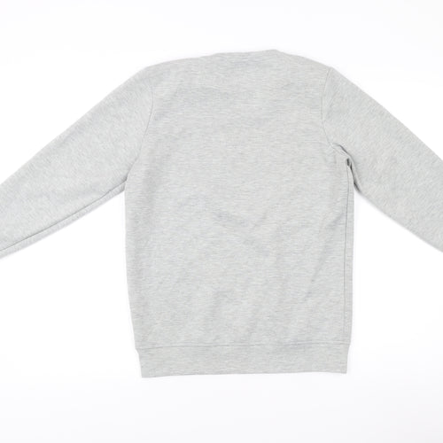 Illusive London Boys Grey Logo Sweatshirt 13-14Y Pullover Crew Neck
