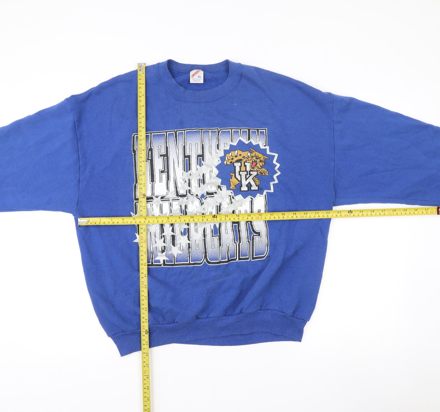Jerzees Men’s Blue XL Pullover Sweatshirt Kentucky Wildcats Vintage