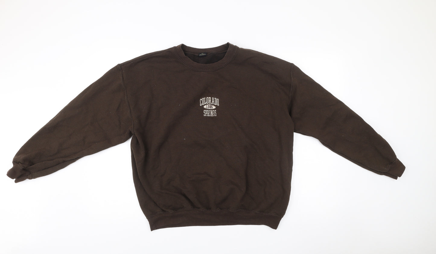 Urban Outfitters Women Brown Logo Pullover Sweatshirt Size M