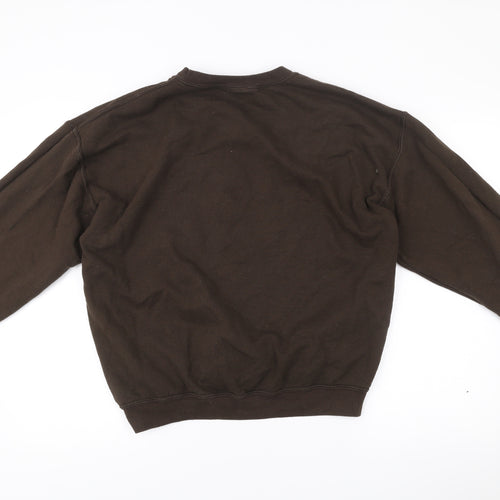 Urban Outfitters Women Brown Logo Pullover Sweatshirt Size M