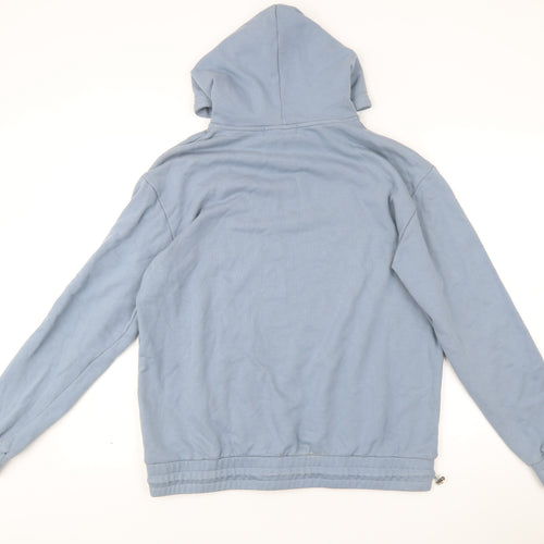 Manière De Voir Women’s Blue Pullover Hoodie Size 12 Cotton Blend