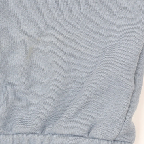 Manière De Voir Women’s Blue Pullover Hoodie Size 12 Cotton Blend