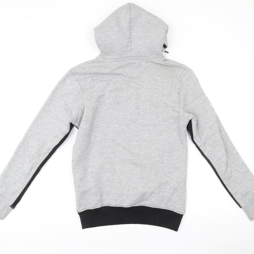 Twisted Soul Men's Grey Black Pullover Hoodie Size S Logo Graphic