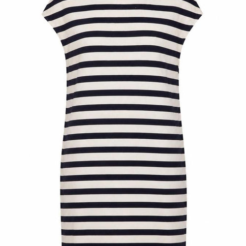 MNG Collection Women’s Navy White Stripe Sheath Dress Size 10