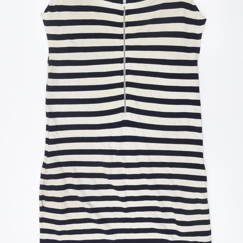 MNG Collection Women’s Navy White Stripe Sheath Dress Size 10