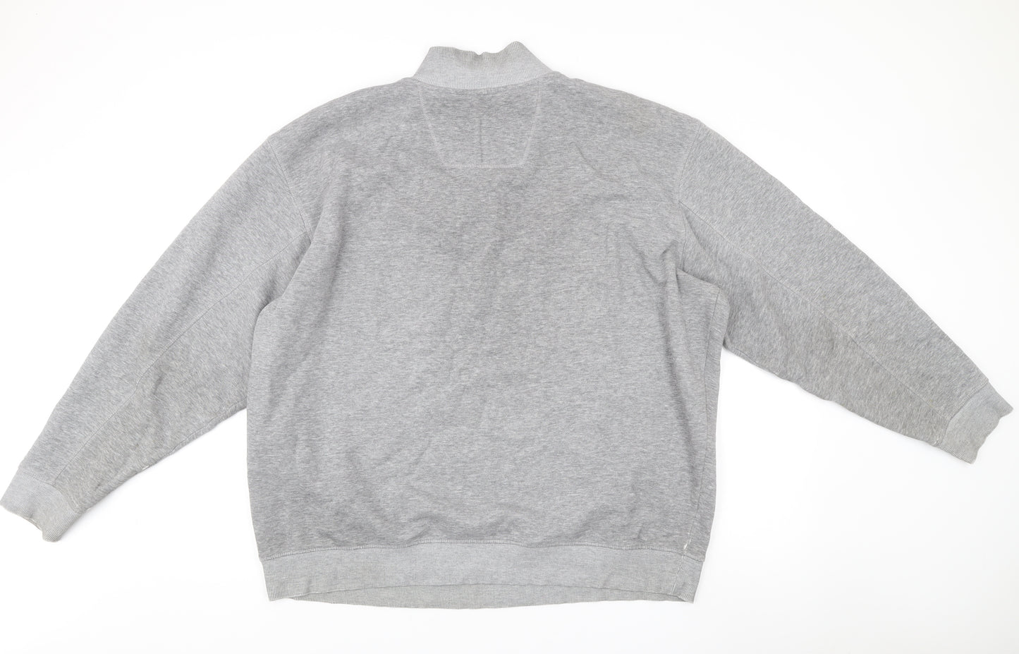 James Pringle Men’s Grey 2XL Half Zip Mock Neck Sweatshirt