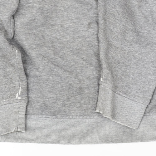 James Pringle Men’s Grey 2XL Half Zip Mock Neck Sweatshirt