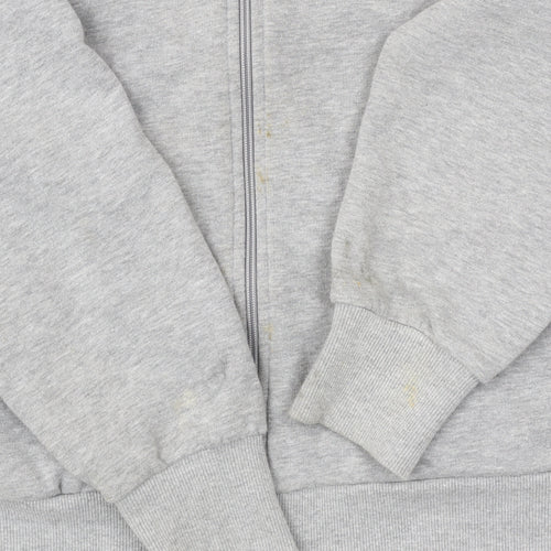 Ellesse Womens Grey UK 10 Full Zip Hoodie Sweatshirt Casual