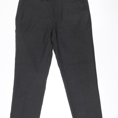 F&F Men’s Black Suit Trousers 36W 31L Straight Leg Formal Wear
