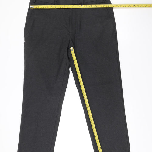 F&F Men’s Black Suit Trousers 36W 31L Straight Leg Formal Wear