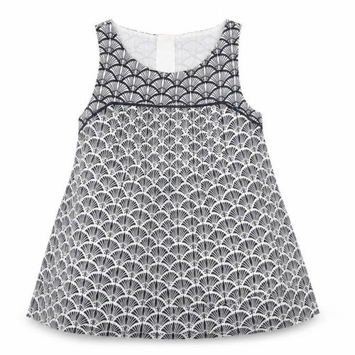 Mint Velvet Womens Black Geometric Sleeveless Tunic Blouse Size 8