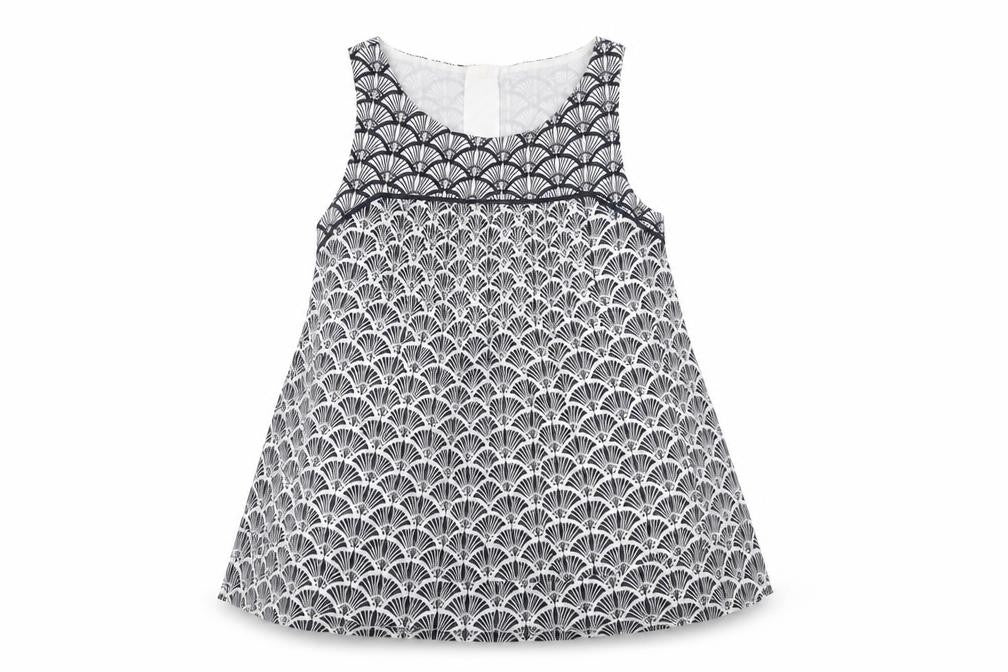 Mint Velvet Womens Black Geometric Sleeveless Tunic Blouse Size 8