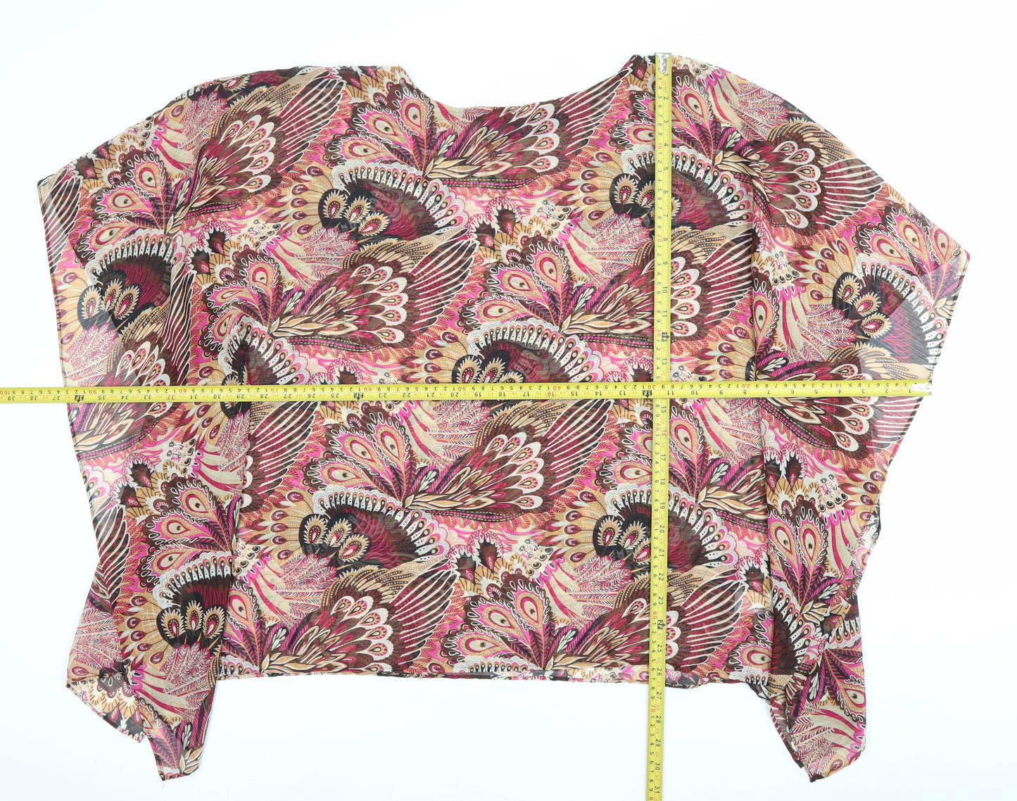 Susan Graver Women’s Multicoloured Floral Tunic Blouse M