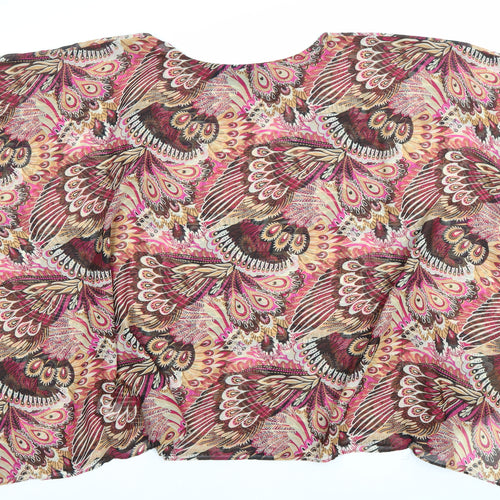 Susan Graver Women’s Multicoloured Floral Tunic Blouse M