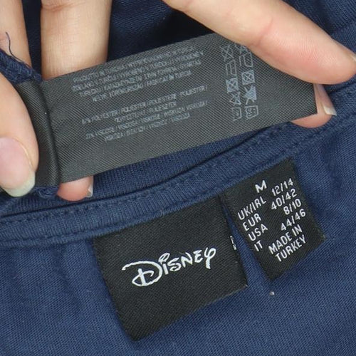 Disney Women’s Blue Stitch Nightshirt Size 12 Short Sleeve T-Shirt Style