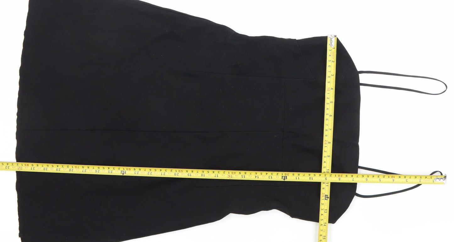 Silence + Noise Women’s Black M Slip Dress Strappy Summer Partywear