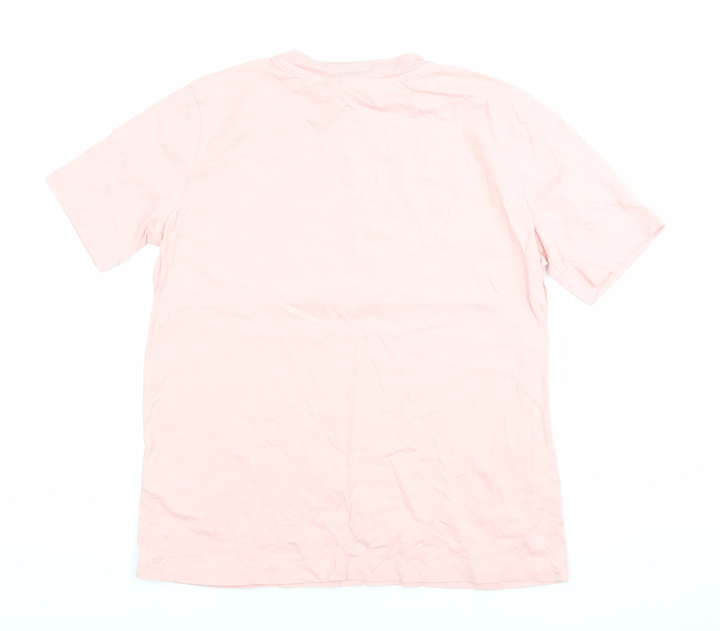 H&M Women’s Pink XS Cotton Stretch T-Shirt Oui Mon Cheri